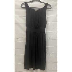Converse One Star Women Black Dress Size M Sleeveless Stretch Rayon